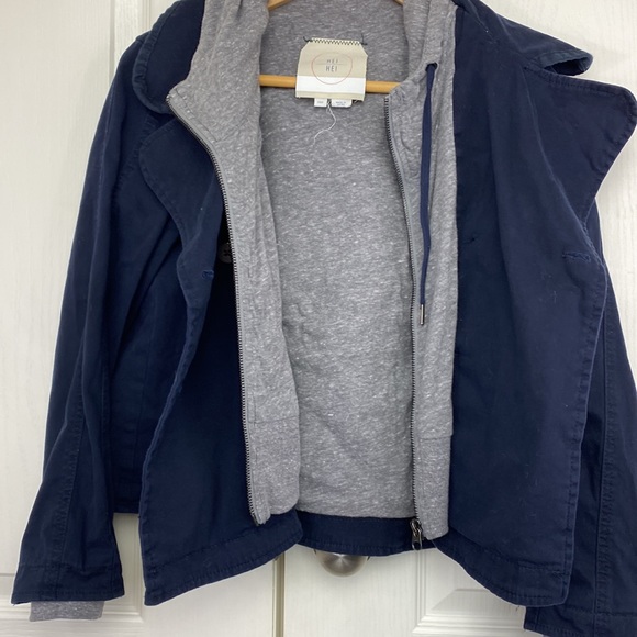 Hei Hei layered look hooded jacket - Picture 3 of 12